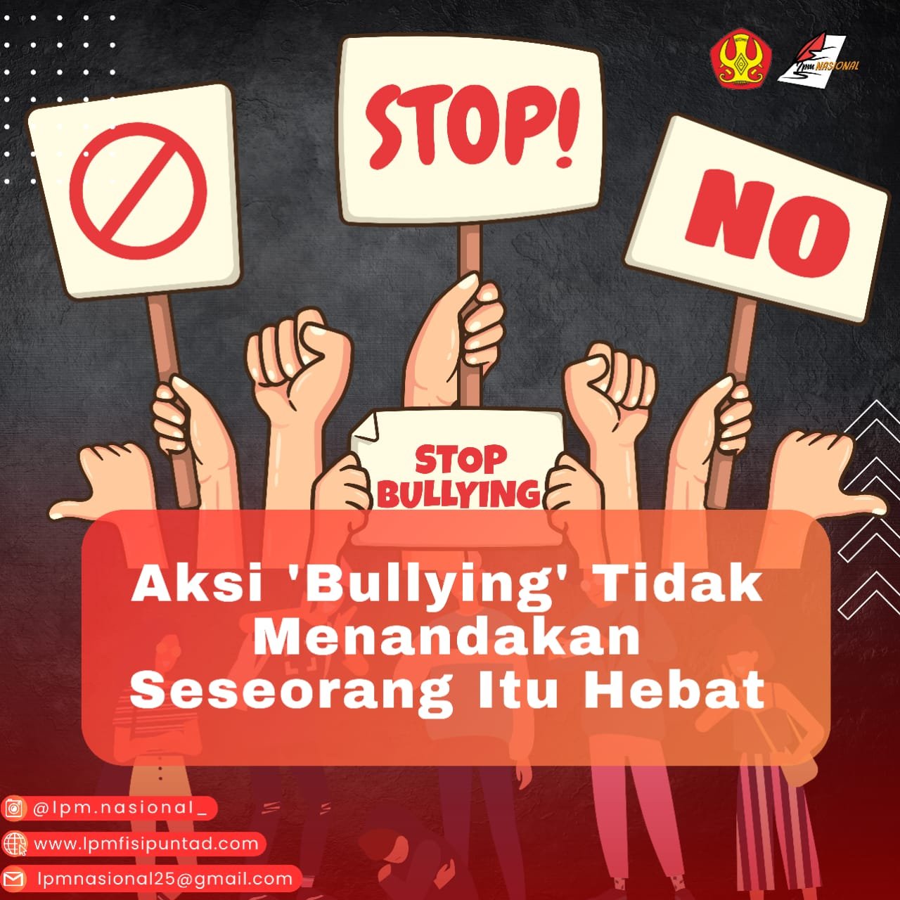 AKSI 'BULLYING' TIDAK MENANDAKAN SESEORANG ITU HEBAT