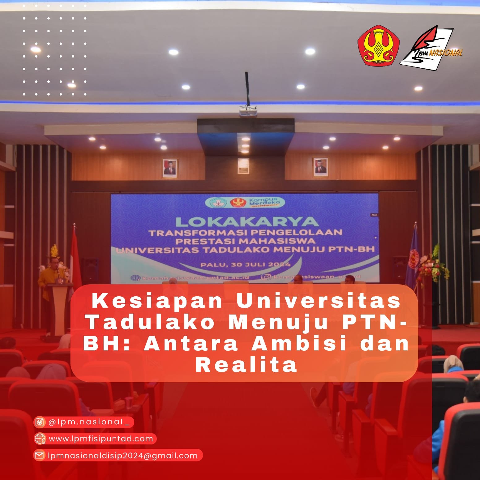 KESIAPAN UNIVERSITAS TADULAKO MENUJU PTN-BH: ANTARA AMBISI DAN REALITA