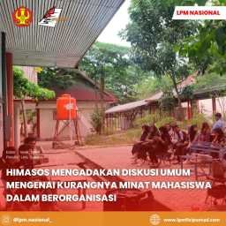 HIMASOS MENGADAKAN DISKUSI UMUM MENGENAI KURANGNYA MINAT MAHASISWA DALAM BERORGANISASI