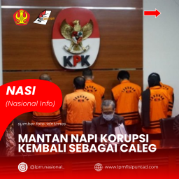 MANTAN PIDANA KORUPSI KEMBALI SEBAGAI CALON LEGISLATIF