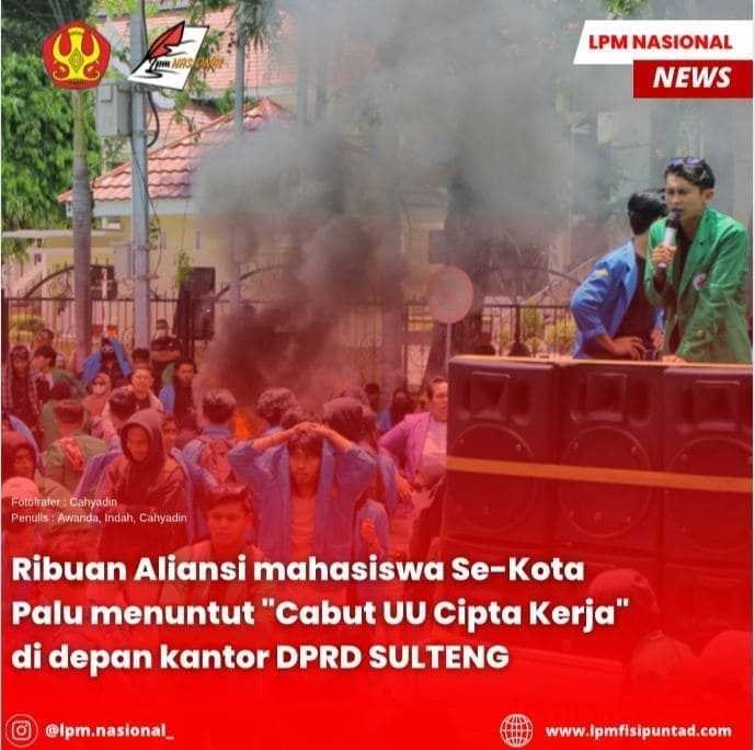 Seruan Aksi Aliansi Mahasiswa Sekota Palu 